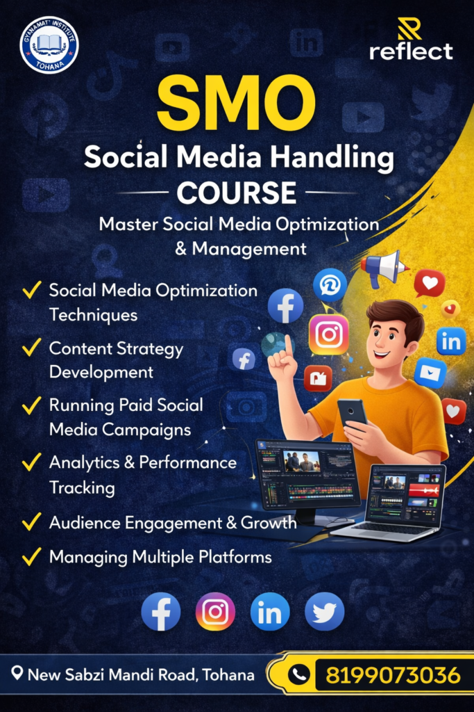 social media handling course promotion